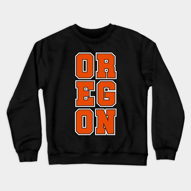 Oregon. Crewneck Sweatshirt by VellArt